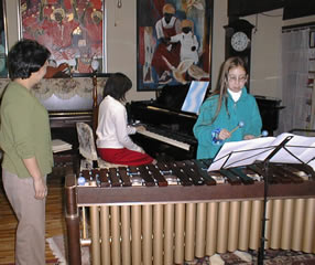 Miri on marimba